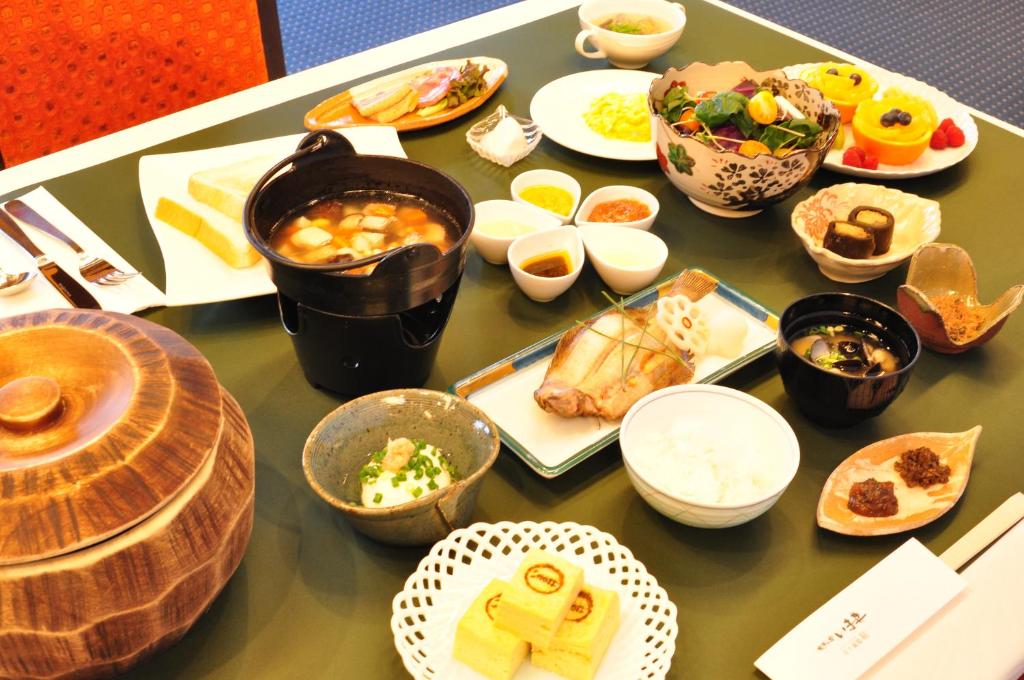 日式旅馆内部或周边提供的食物