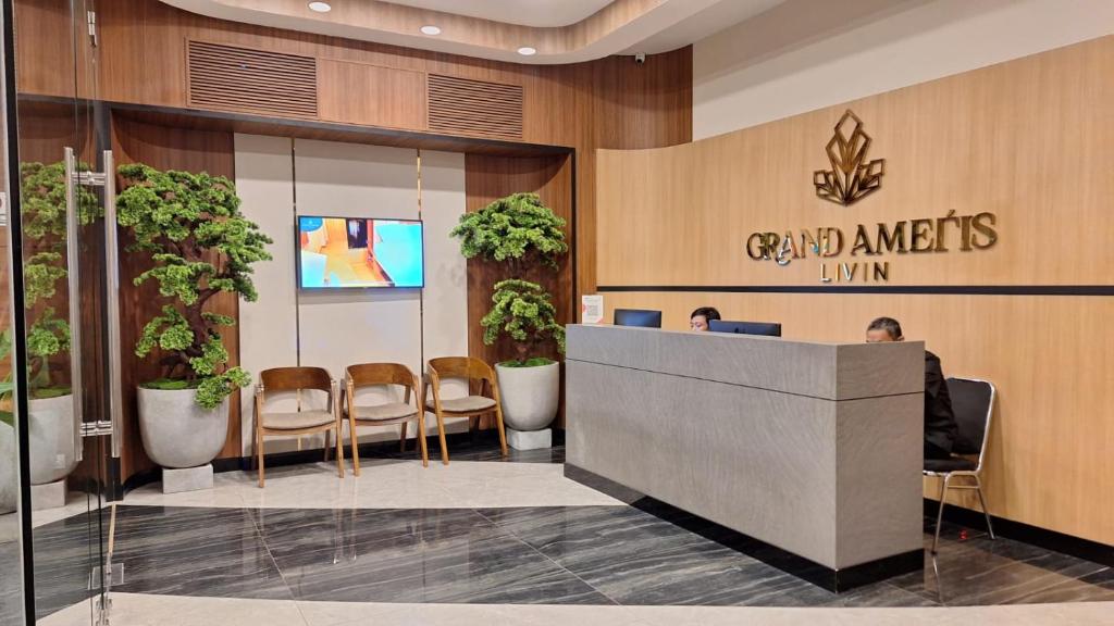 TV a/nebo společenská místnost v ubytování Grand Ametis Hotel Jakarta