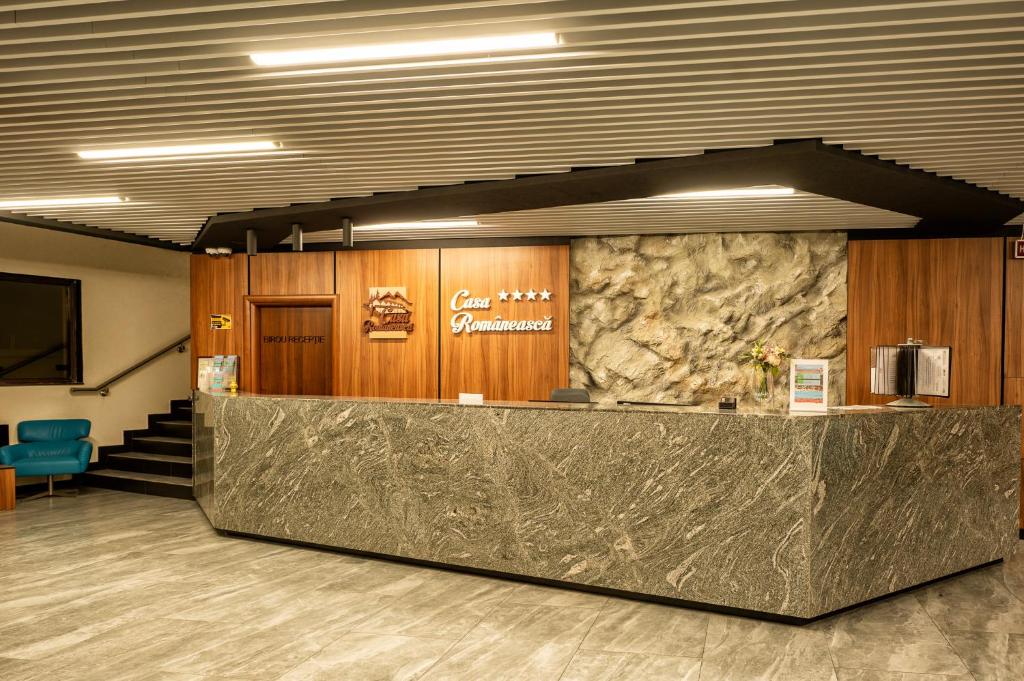 Vstupní hala nebo recepce v ubytování Complex Turistic Casa Romaneasca