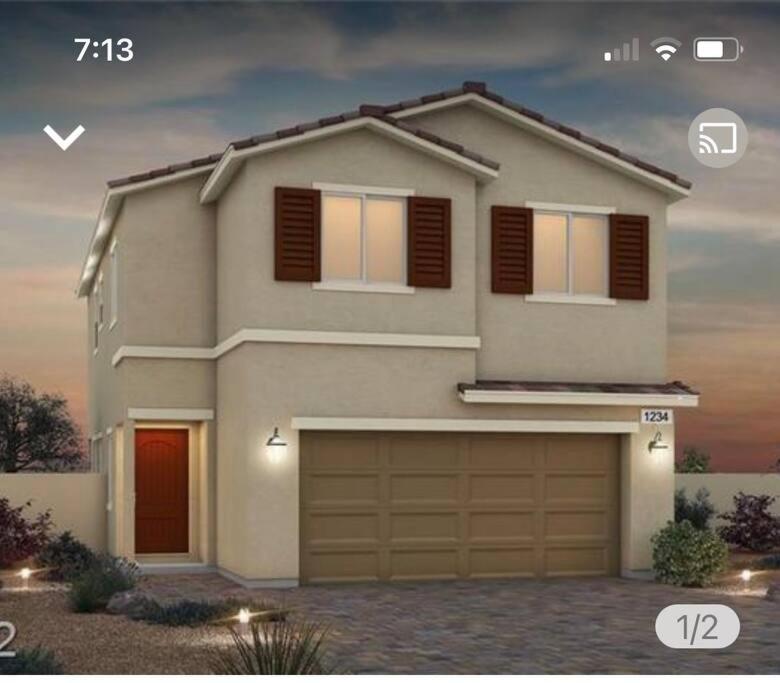 Hotel New,and Modern Home close to the strip, a rendering of a house with a garage at New,and Modern Home close to the strip in Las Vegas