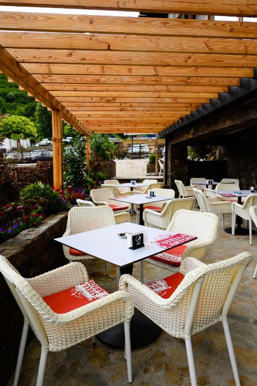 Restaurace v ubytování Complex Turistic Casa Romaneasca