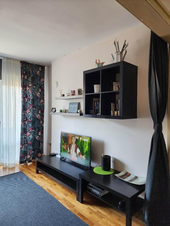 Posezení v ubytování Sunny Central Apartment