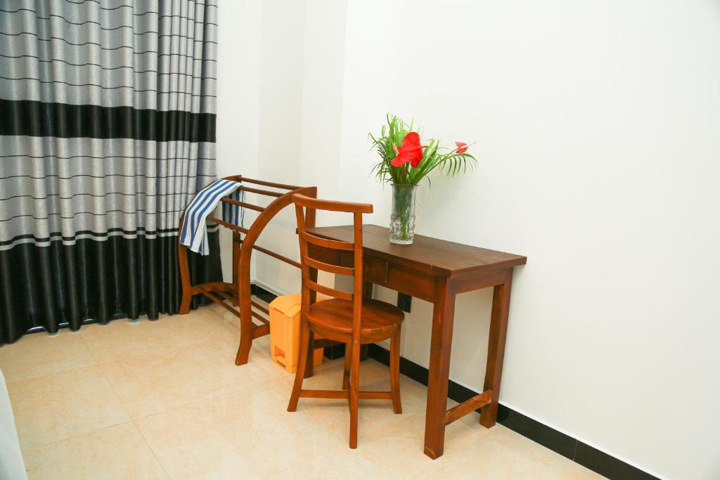 Posezení v ubytování Camellia Hotel & Restaurant Mirissa