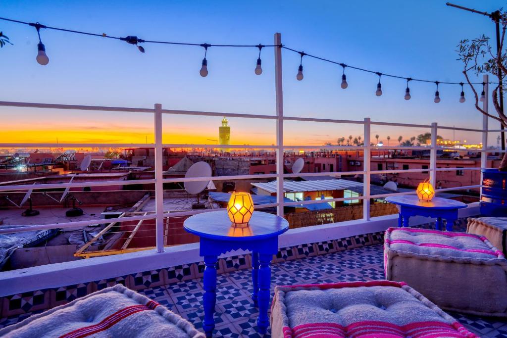 Balkón nebo terasa v ubytování BÔ Riad Boutique Hotel & Spa