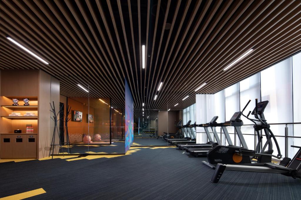 Fitness centrum a/nebo fitness zařízení v ubytování Hampton by Hilton Guigang