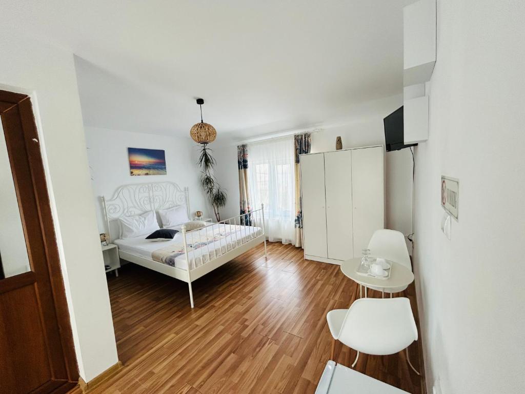 Postel nebo postele na pokoji v ubytování Lake View House