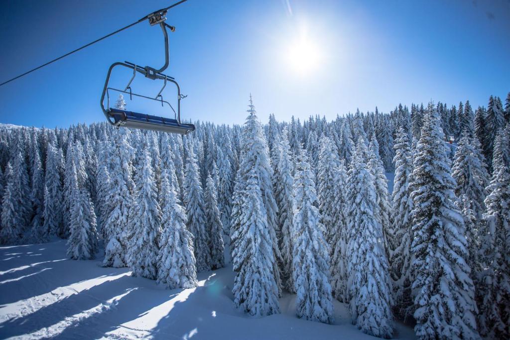 CHARMANT T3 AVEC VUE MONTAGNE et PARKING PRIVATIF v zimě