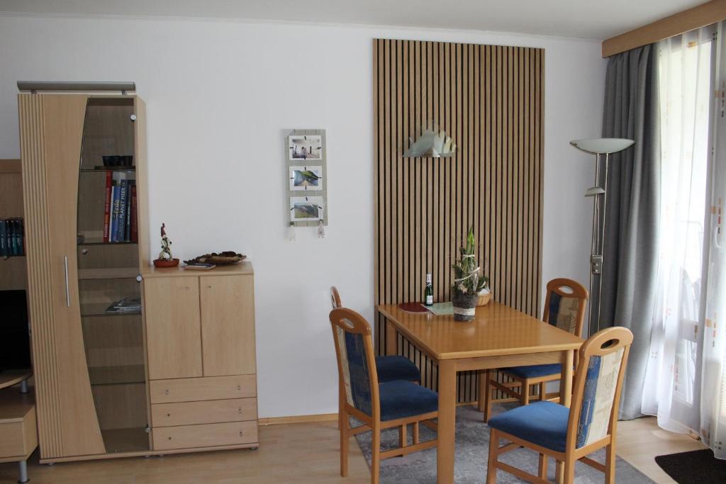 Kuchyň nebo kuchyňský kout v ubytování Appartement 21