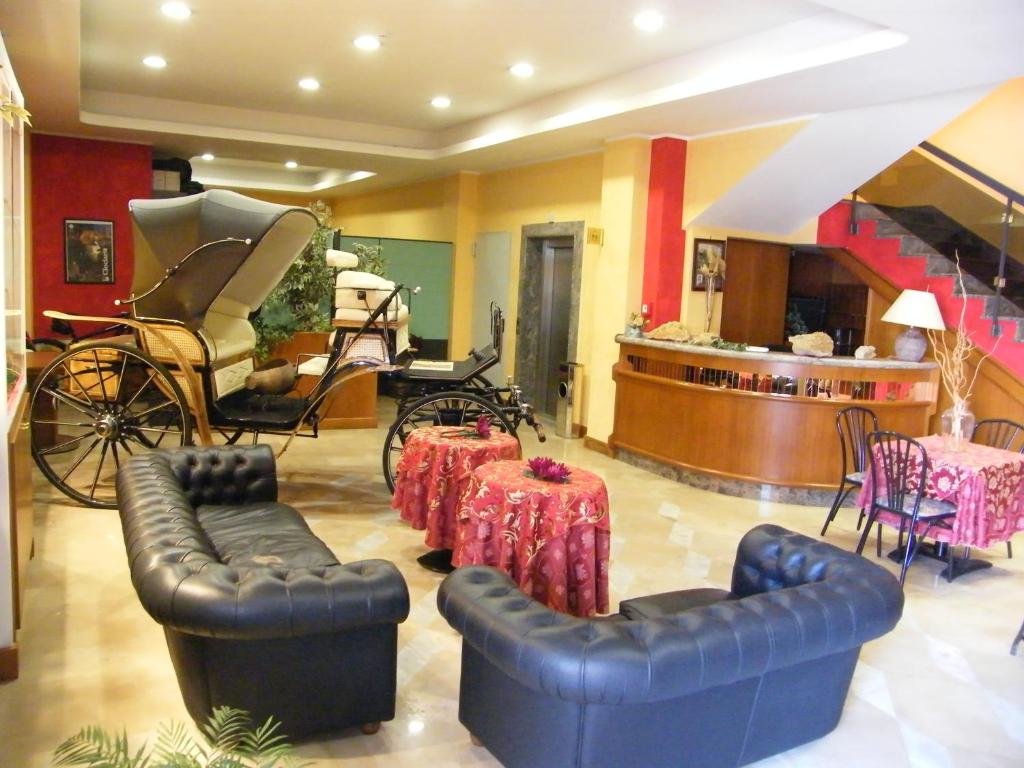 Posezení v ubytování Hotel Residence Memmina