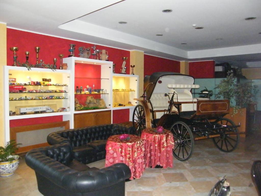 Posezení v ubytování Hotel Residence Memmina