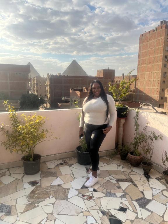 Un balcon sau o terasă la King Badr pyramids