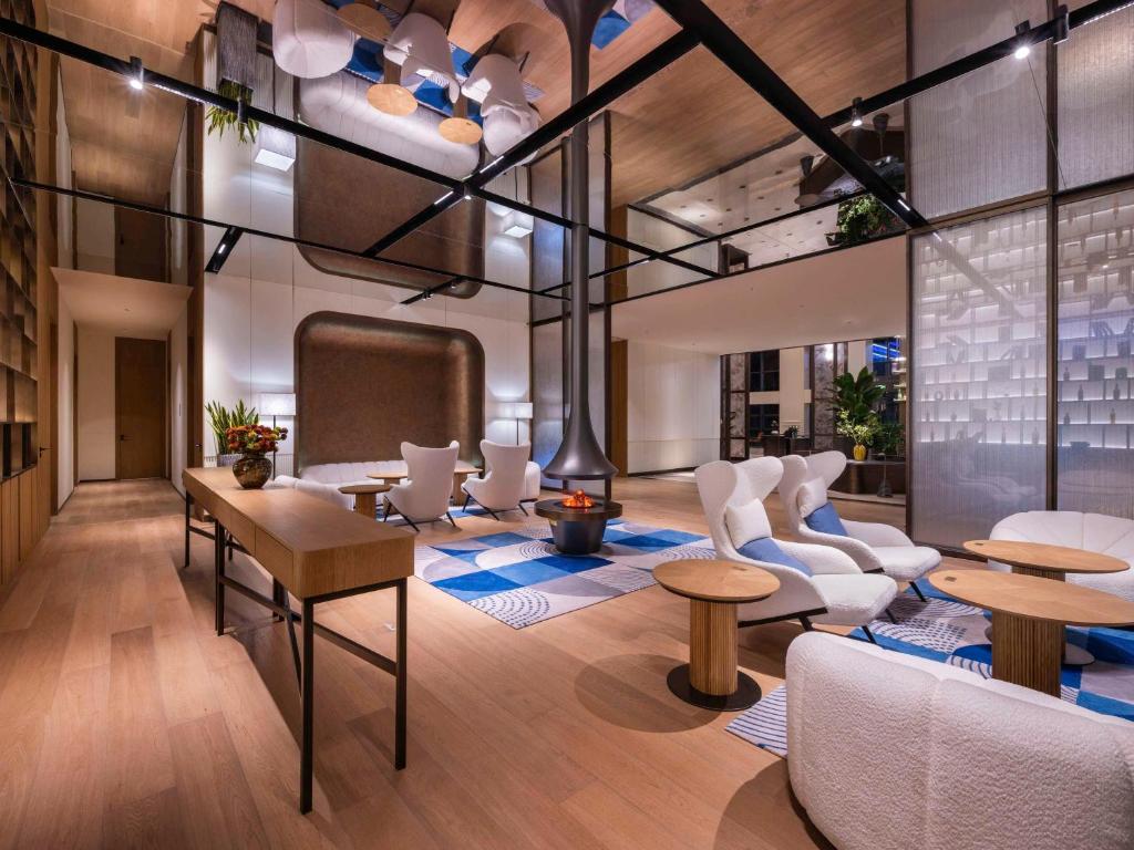 Posezení v ubytování Novotel Shanghai JingAn