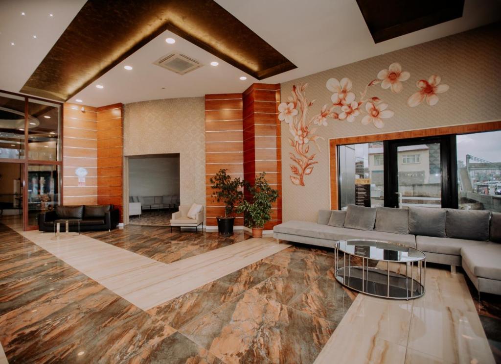 Posezení v ubytování Konak Park Otel Yomra