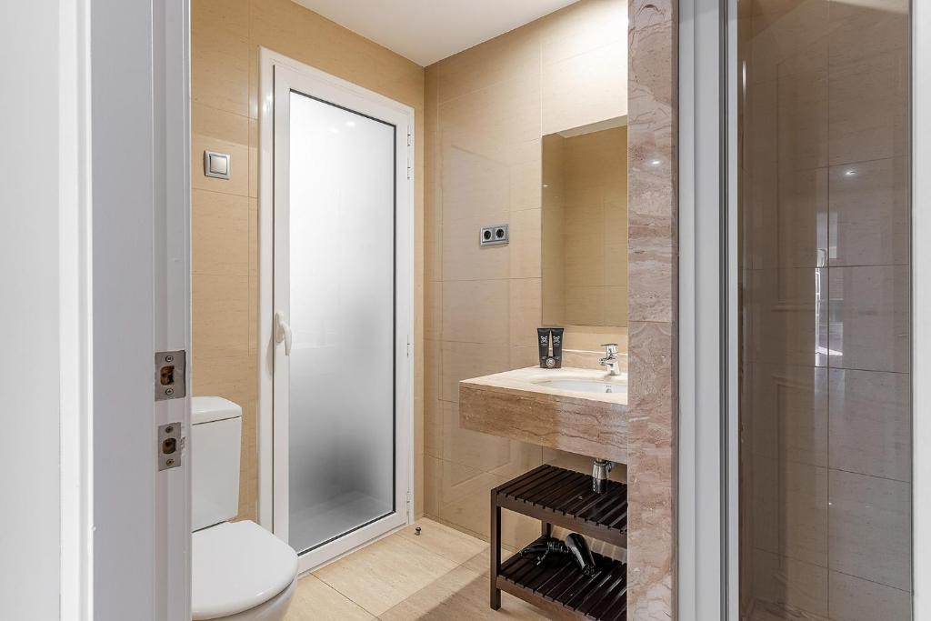 Koupelna v ubytování Enjoybcn Fira Apartment