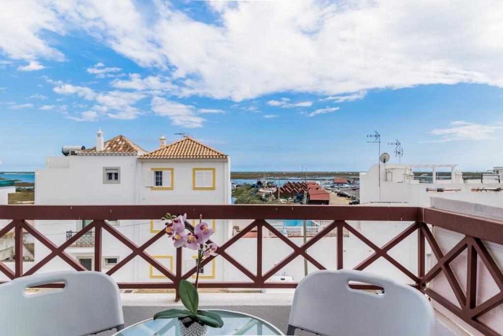 En balkong eller terrass på NEW!! 1 Bedroom apartment Tavira - Santa Luzia