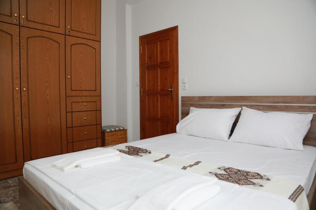 Postel nebo postele na pokoji v ubytování Lemon tree house