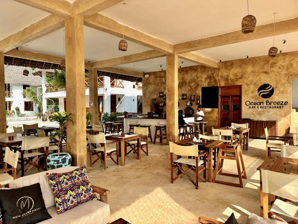 Restaurace v ubytování Mayai Ocean Resort