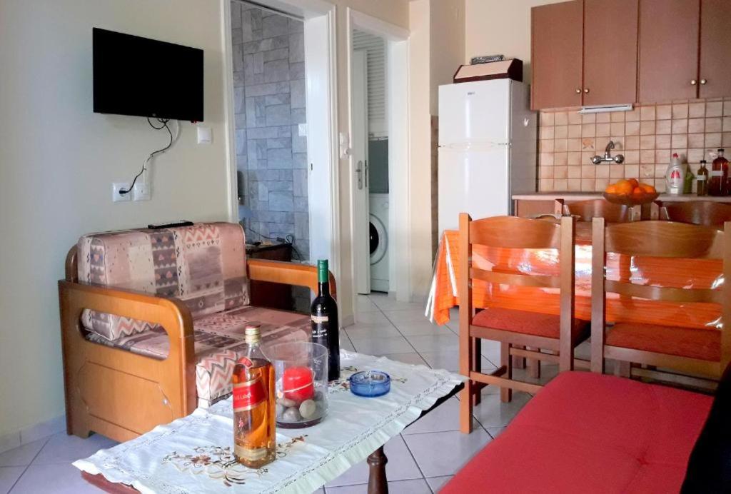Kuchyň nebo kuchyňský kout v ubytování IOLI Apartment