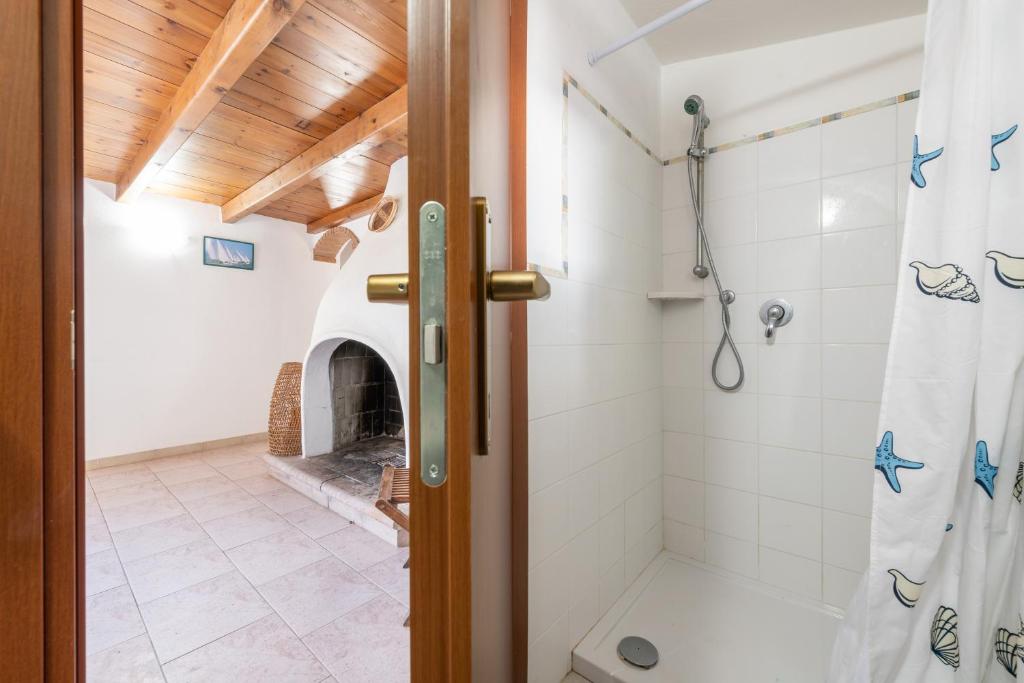 Koupelna v ubytování Villa Ambra