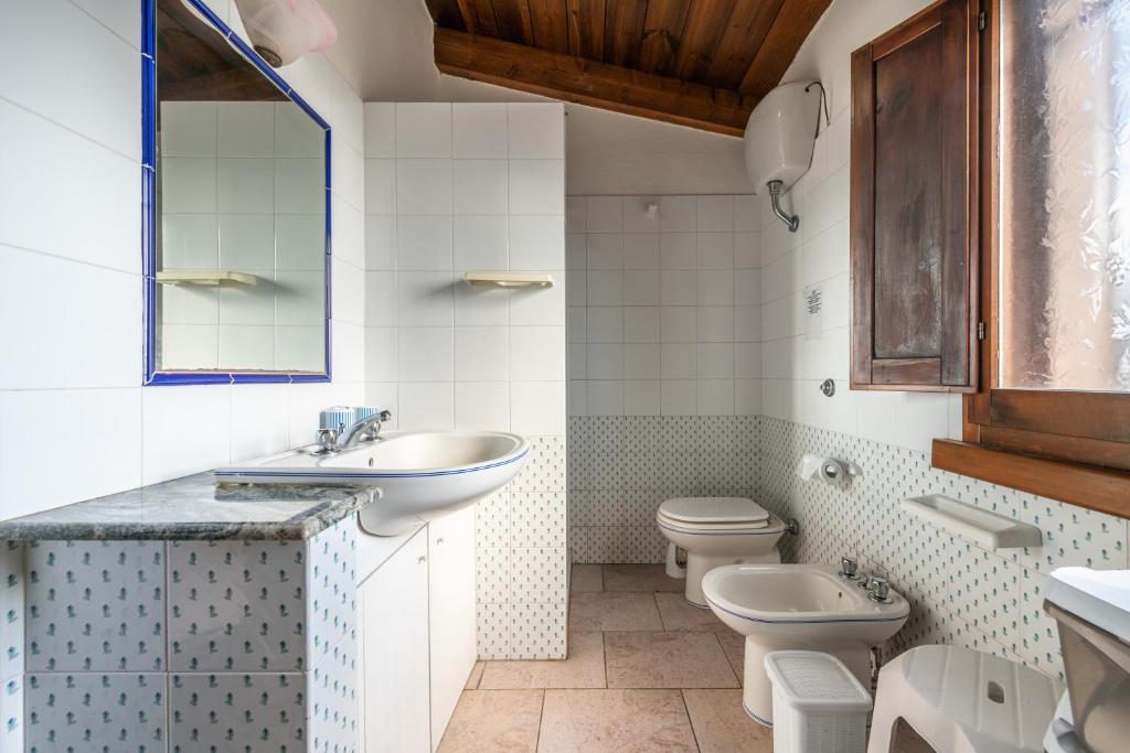 Koupelna v ubytování Villa Ambra
