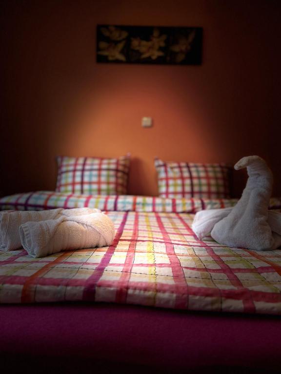 Postel nebo postele na pokoji v ubytování Penzion Chaloupka