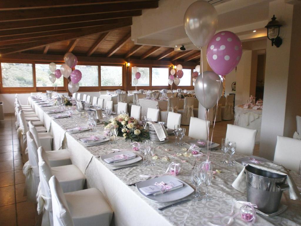 Restaurace v ubytování Albergo Villa Riccio