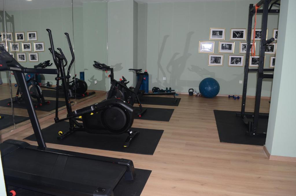 Fitness centrum a/nebo fitness zařízení v ubytování Luxury apartment fully furnished