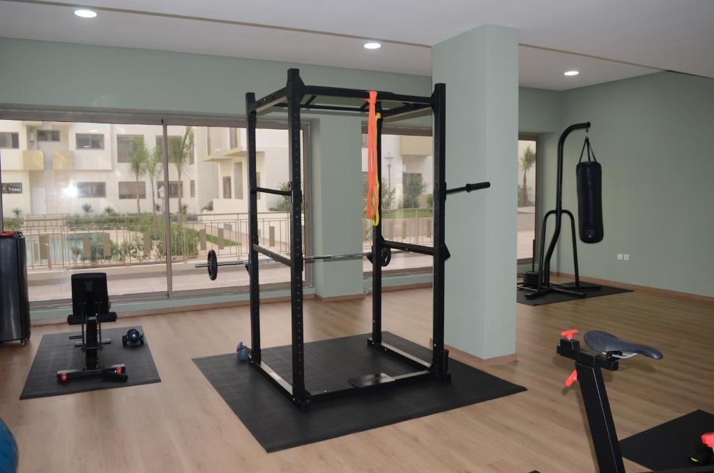 Fitness centrum a/nebo fitness zařízení v ubytování Luxury apartment fully furnished