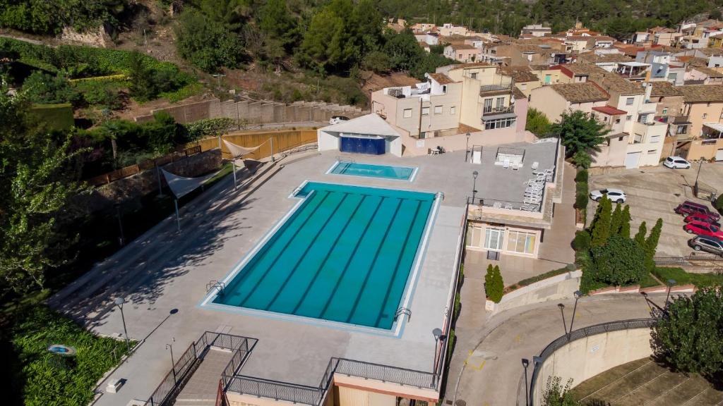 The swimming pool at or close to Cal Barceló