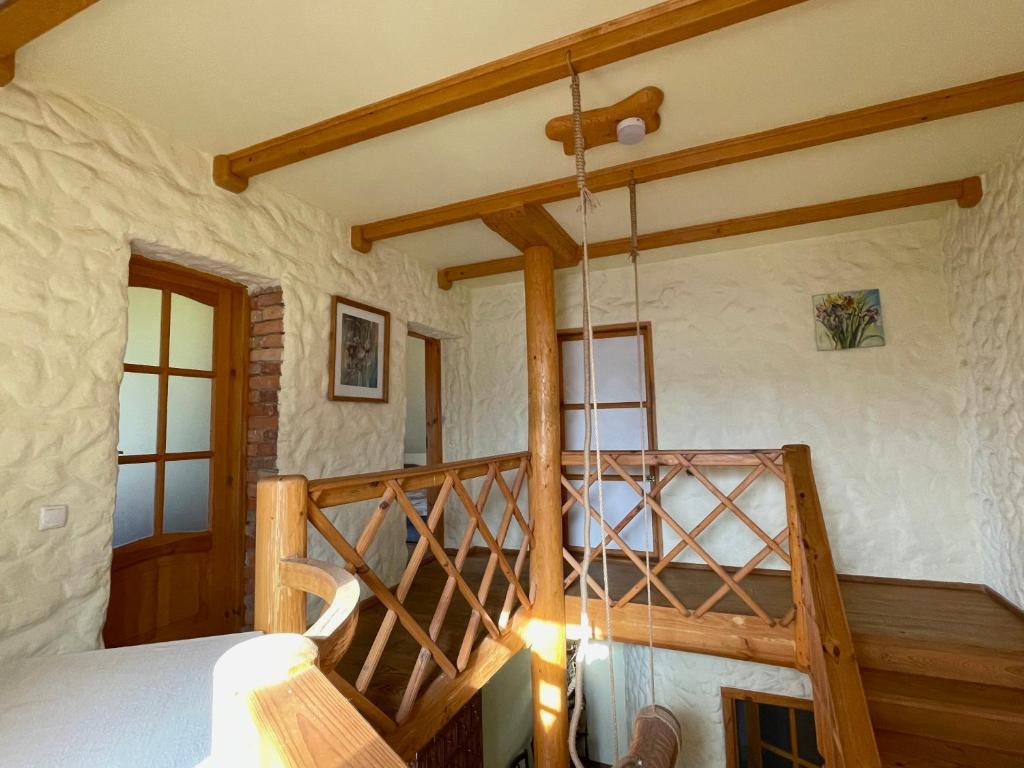 Postel nebo postele na pokoji v ubytování Tisnyi 7 Guest House