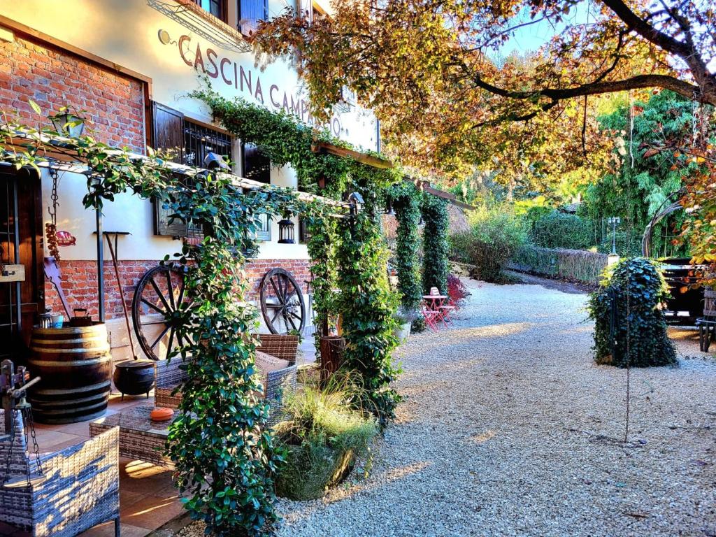 Zahrada ubytování B&B Relais Cascina al Campaccio