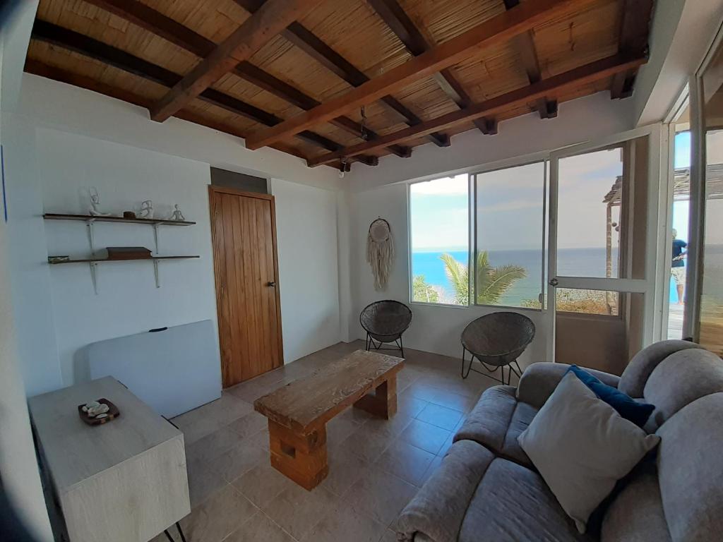 Posezení v ubytování Casa Las Mantas