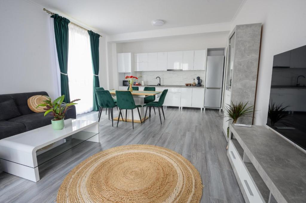 Η κουζίνα ή μικρή κουζίνα στο Apartament Radiana