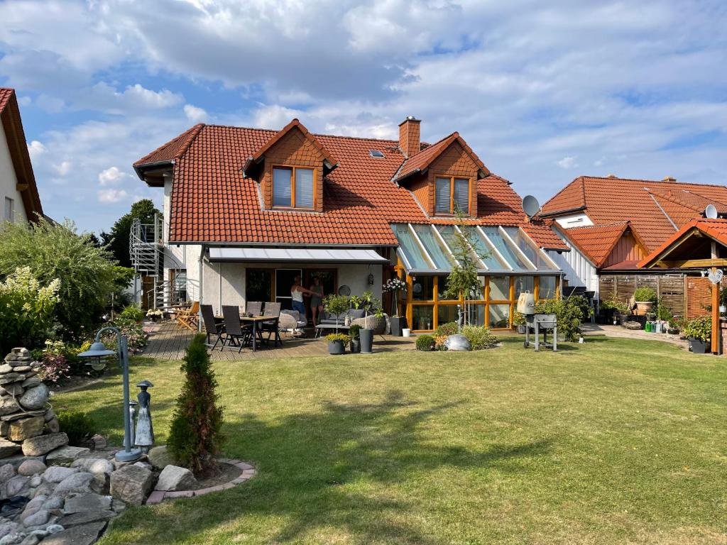 Zahrada ubytování Elbinger Str. 28