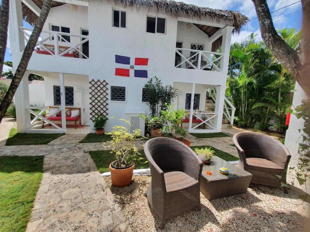 Zahrada ubytování Bayahibe Guest House Hotel