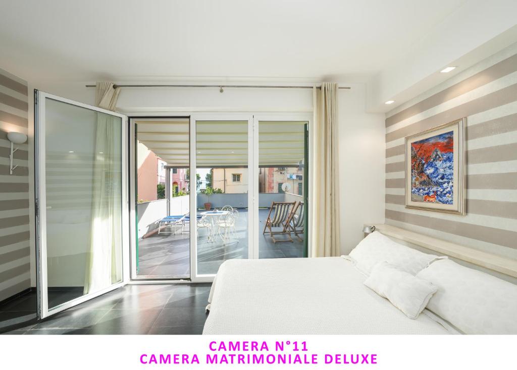 Posteľ alebo postele v izbe v ubytovaní I Tibei Guesthouse Affittacamere