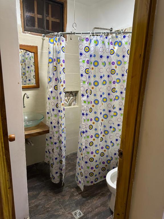 Koupelna v ubytování Cabaña #5 en Condominio Mar de Coveñas