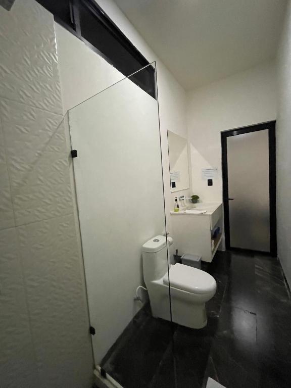 Koupelna v ubytování Hotel Suites La Negra