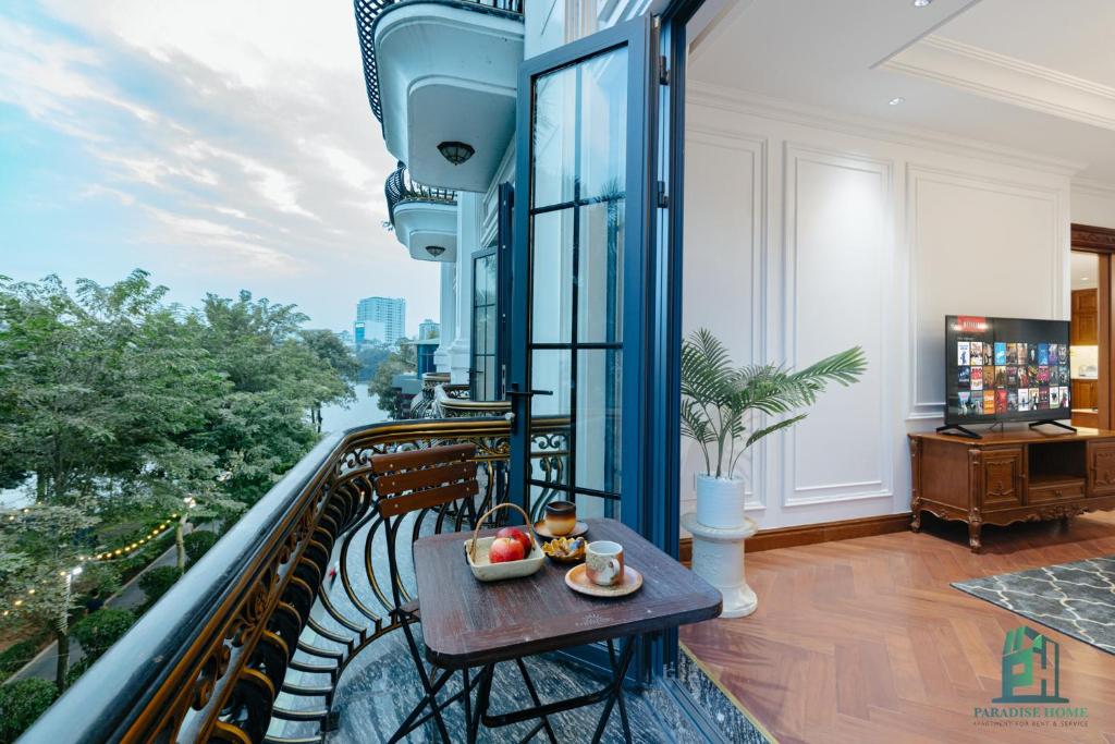 Balkón nebo terasa v ubytování Luxe Paradise Suite Hotel Trich Sai