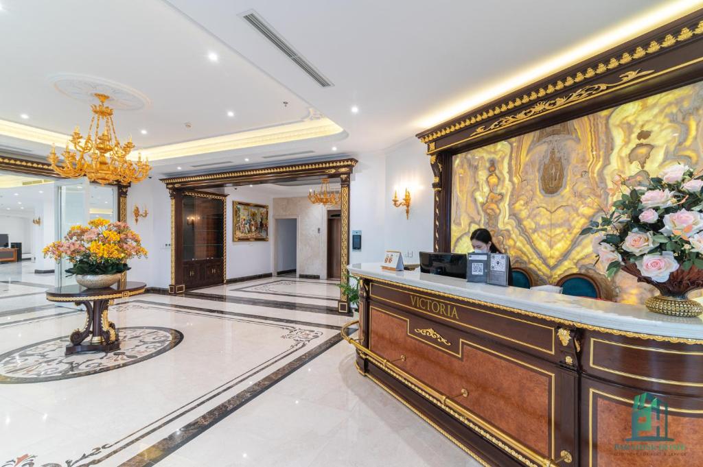 Vstupní hala nebo recepce v ubytování Luxe Paradise Suite Hotel Trich Sai