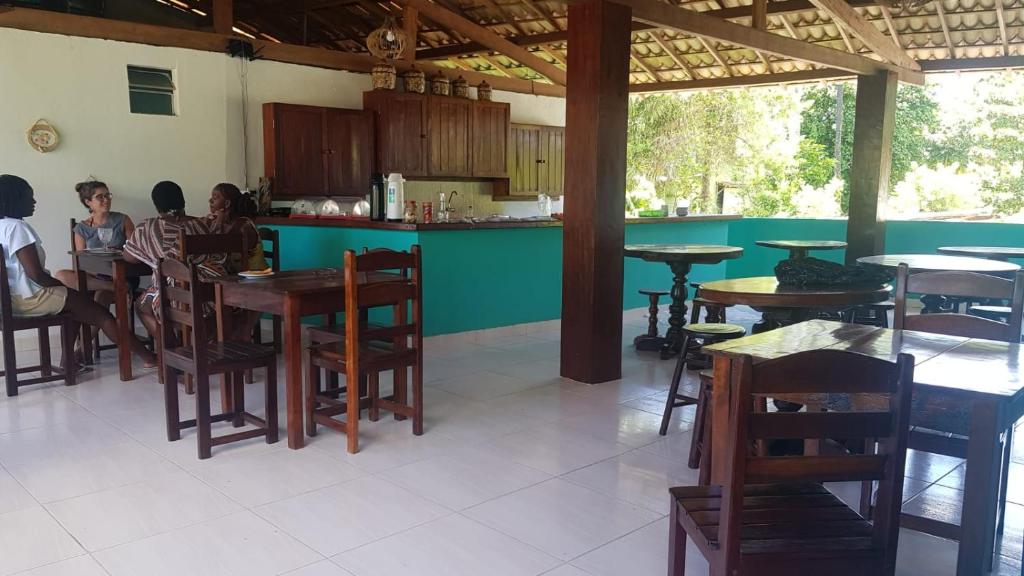 Restaurace v ubytování Pousada Iakã Boipeba