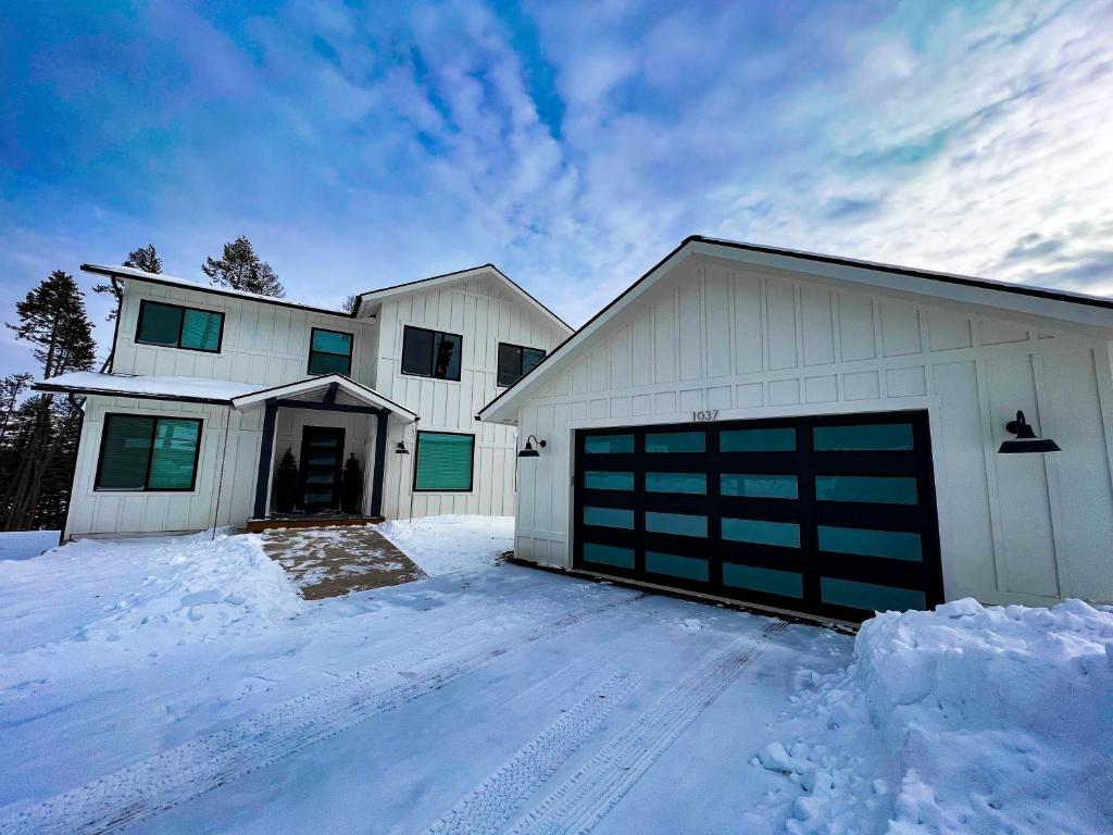 Bygningen som feriehuset ligger i