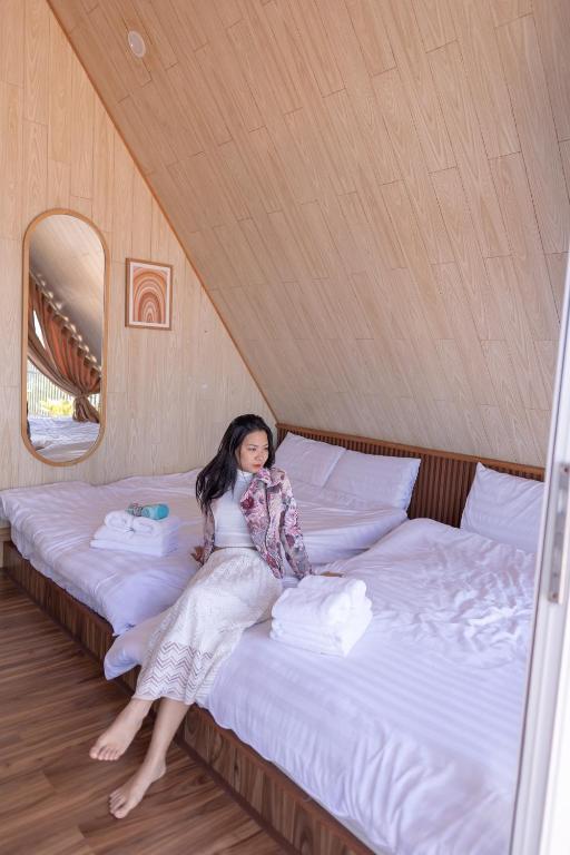 Giường trong phòng chung tại AN PHÚ Home