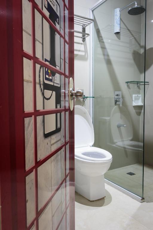 Koupelna v ubytování GC Suites