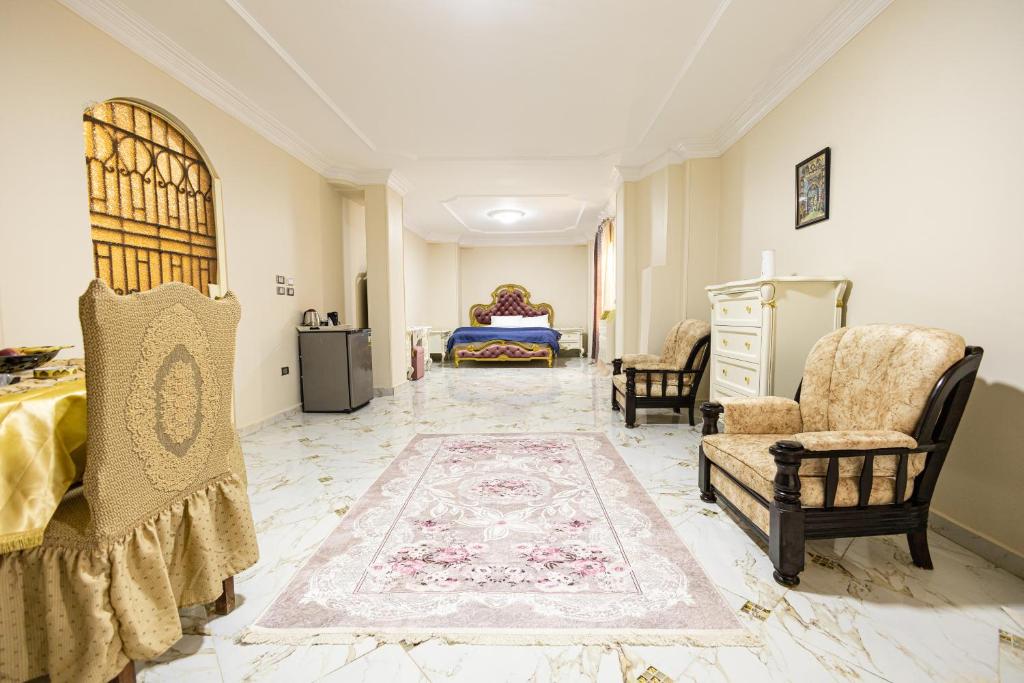 Posezení v ubytování Chez l'ami hotel