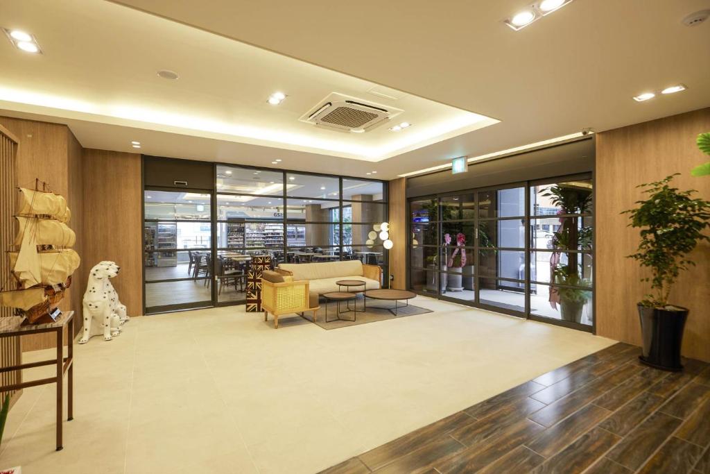 Posezení v ubytování Browndot Suwon cityhall