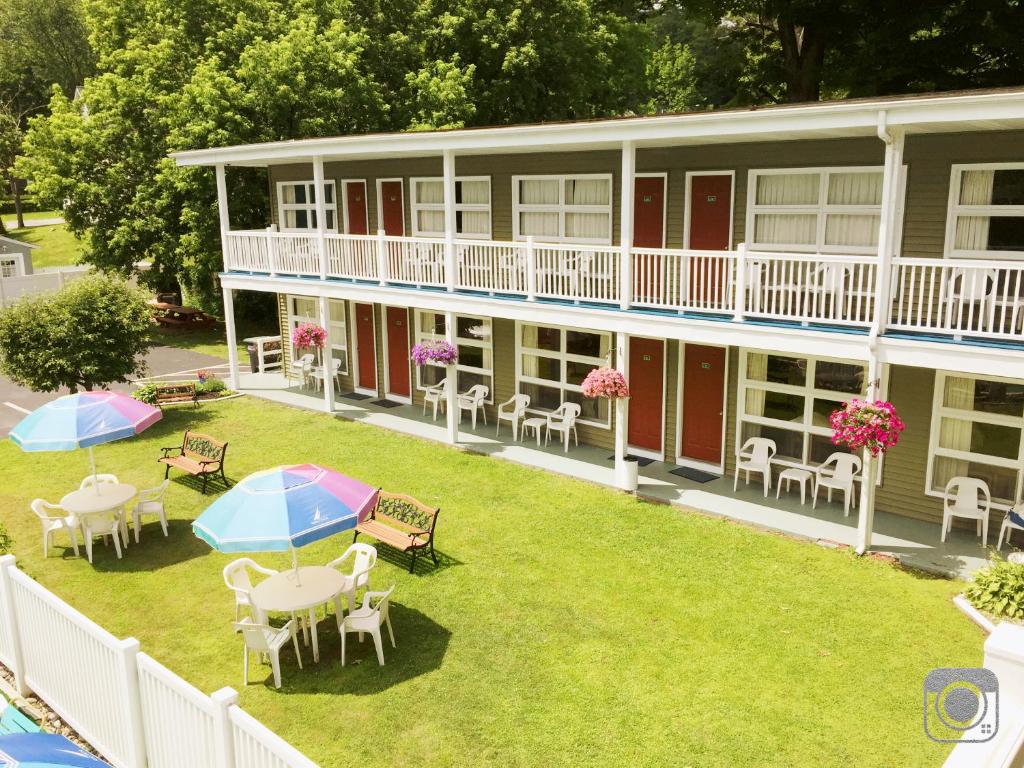 Zahrada ubytování Lido Motel Lake George
