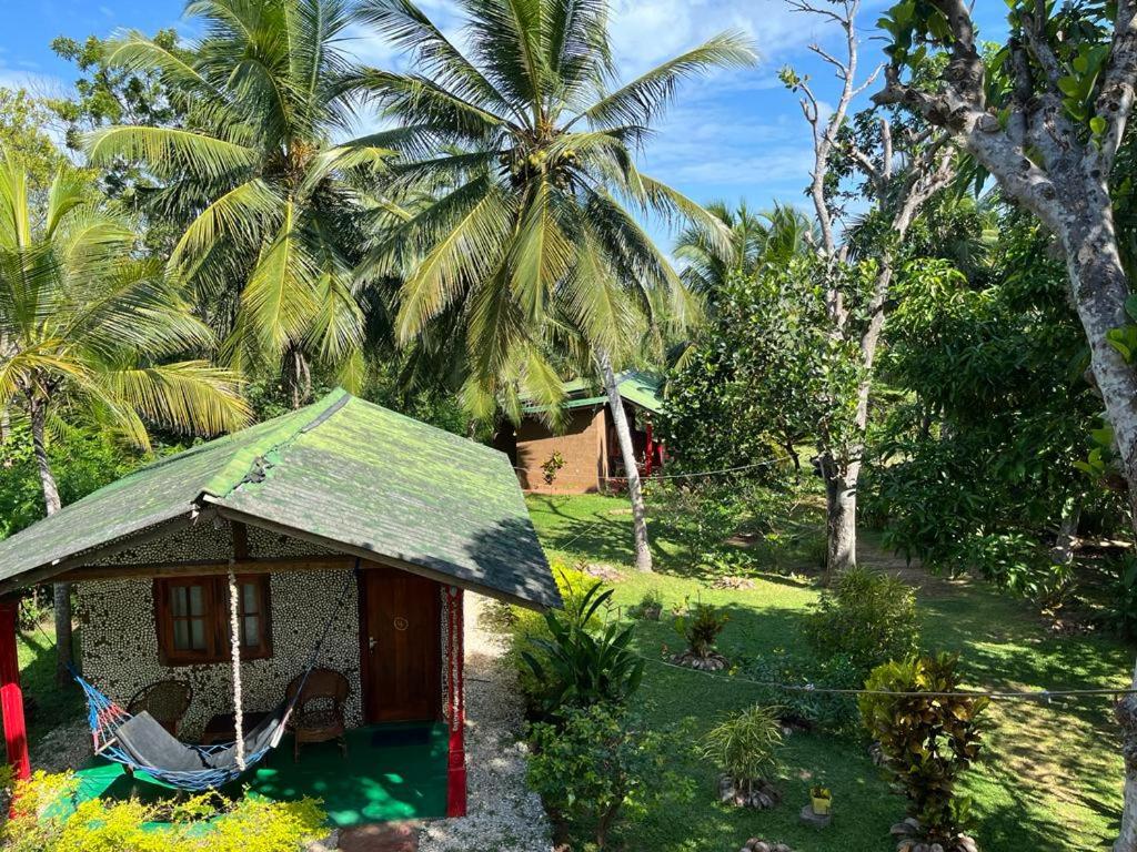 Zahrada ubytování Peacock Family Stay