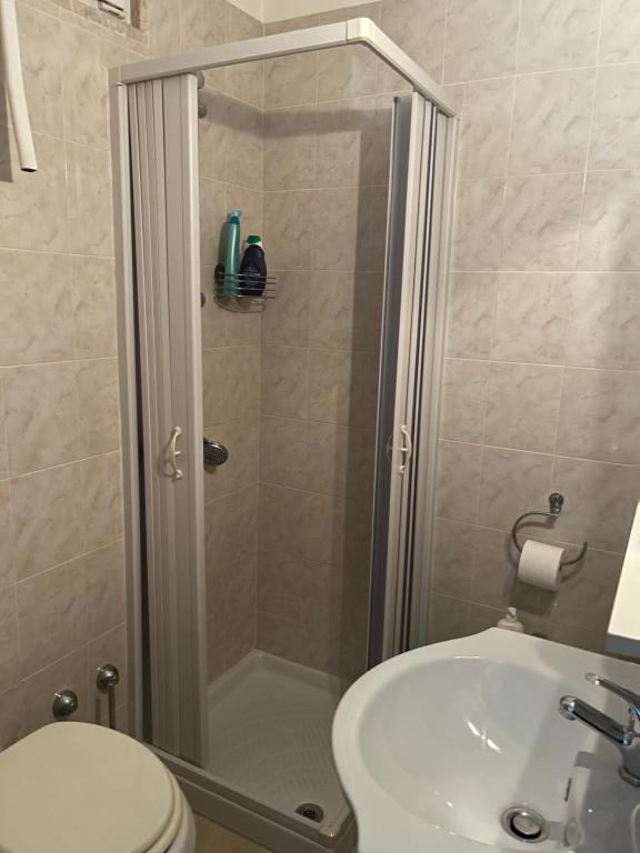 Koupelna v ubytování Salento b&b Trepuzzi