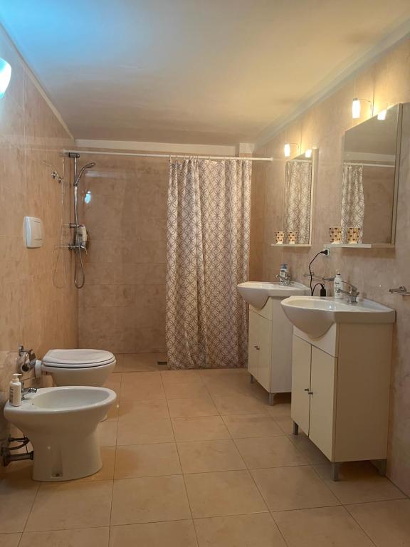 Koupelna v ubytování Salento b&b Trepuzzi